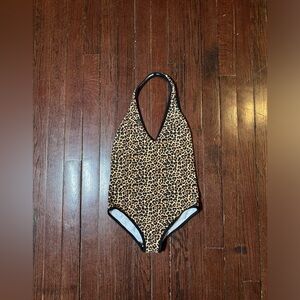 American Apparel Leopard Print Bodysuit